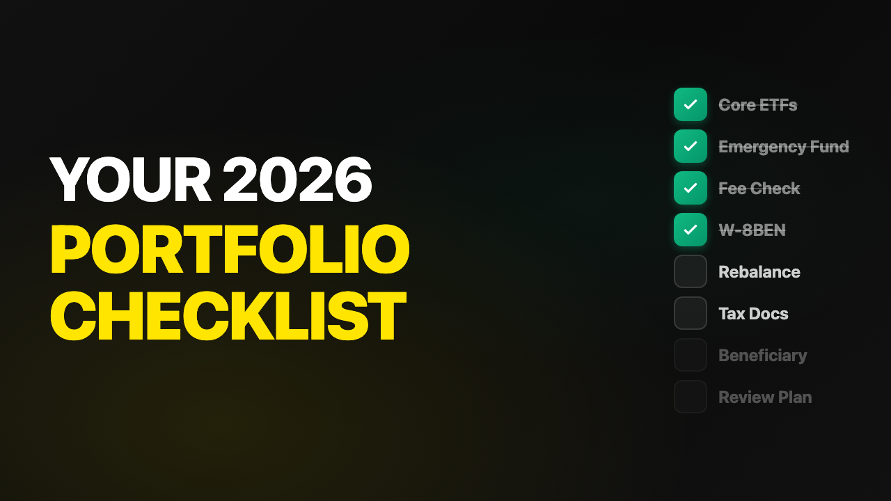 Portfolio checklist 2026